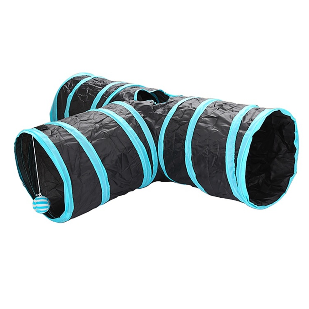 Pet Toys Cat Tube Safe Pet 3 Way Cat Tunnel - Picture 2 of 6